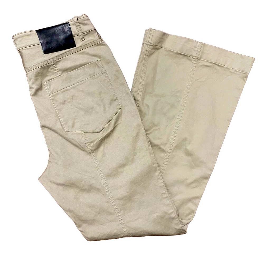Proenza‎ Schouler White Label Beige Flare Jeans Neutral Minimalist Utility